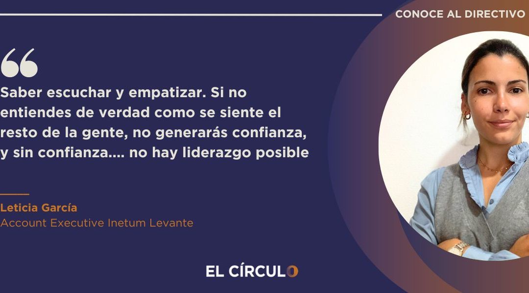 Leticia García, account executive Inetum Levante