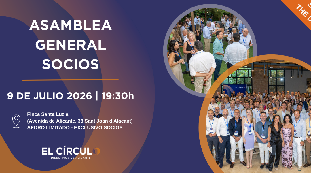 Asamblea General Socios 2026 | Jueves 9 de julio ¡Inscríbete!