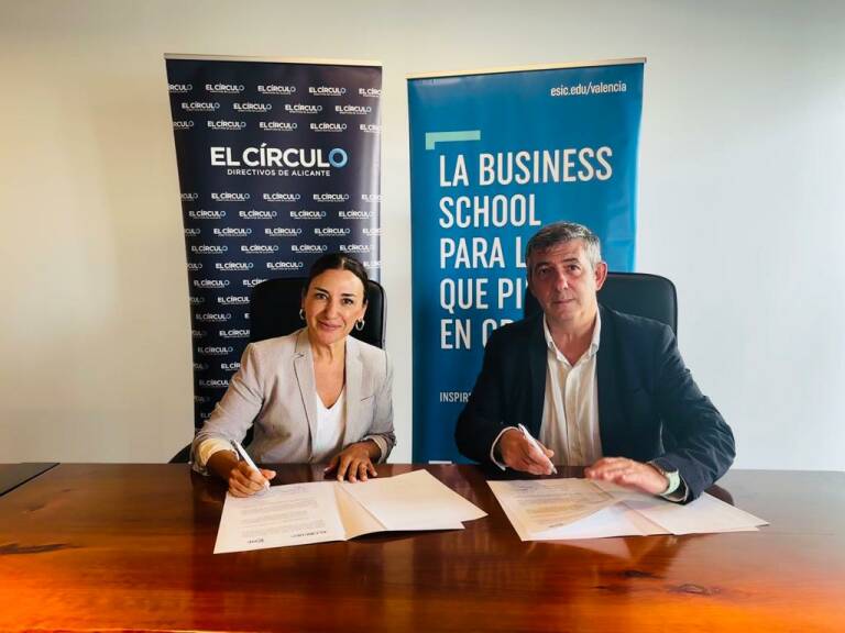 El Círculo-Directivos de Alicante y ESIC firman un convenio para potenciar la formación de directivos