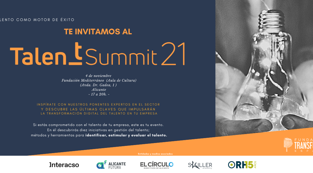 Talent Summit20, elige las mejores startups vinculadas a la gestión del talento | Jueves, 4 de noviembre, a las 17:00h ¡Inscríbete!