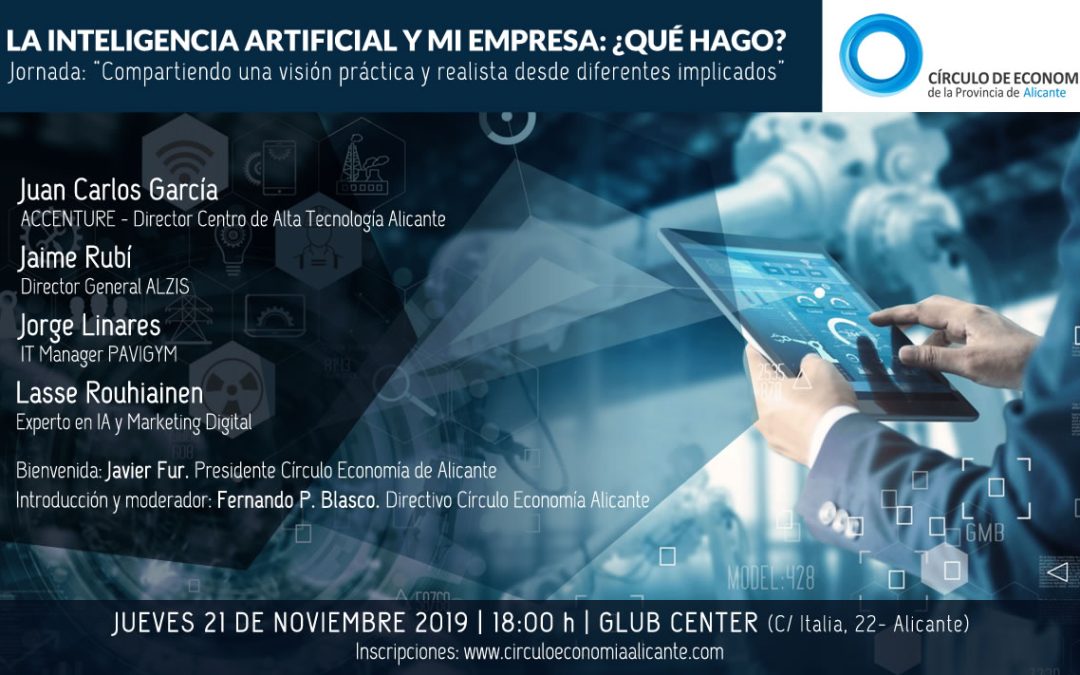 Inteligencia Artificial en tu empresa ¿por dónde empezar? Expertos en IA y directivos de Accenture, Alzis y Pavigym lo comparten contigo